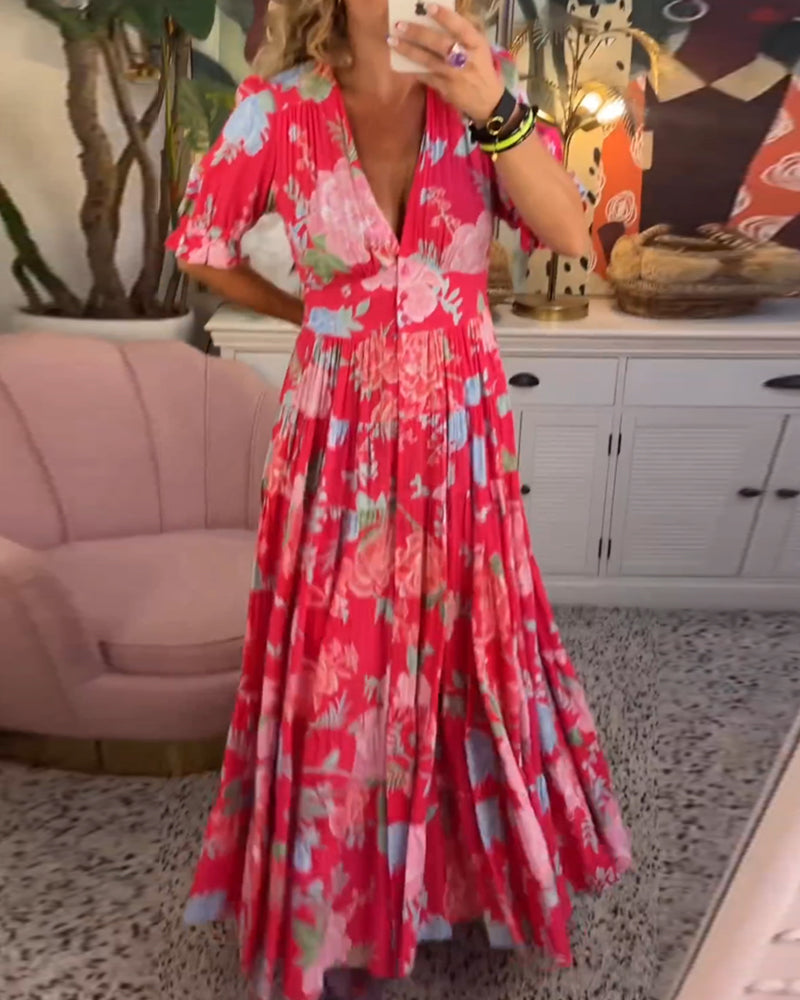 Ursula Exclusive Dress with Floral Enchantment Boutique Collection