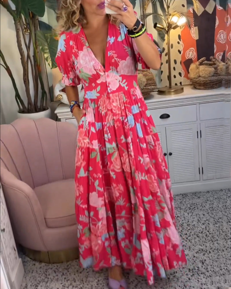 Ursula Exclusive Dress with Floral Enchantment Boutique Collection