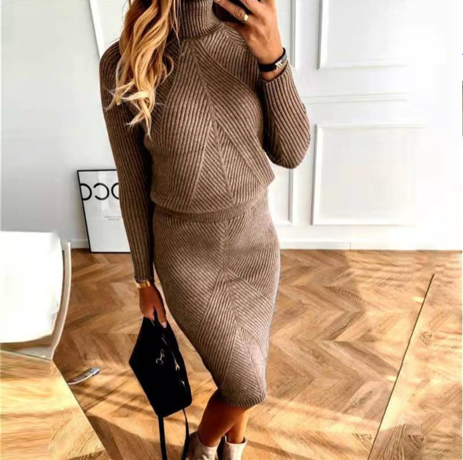 Adriana Chic Casual and Fashionable Winter Dress Evening Wear Edit