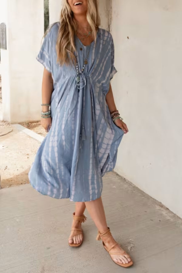 Abigail Timeless Batik Kimono Dress Evening Wear Edit
