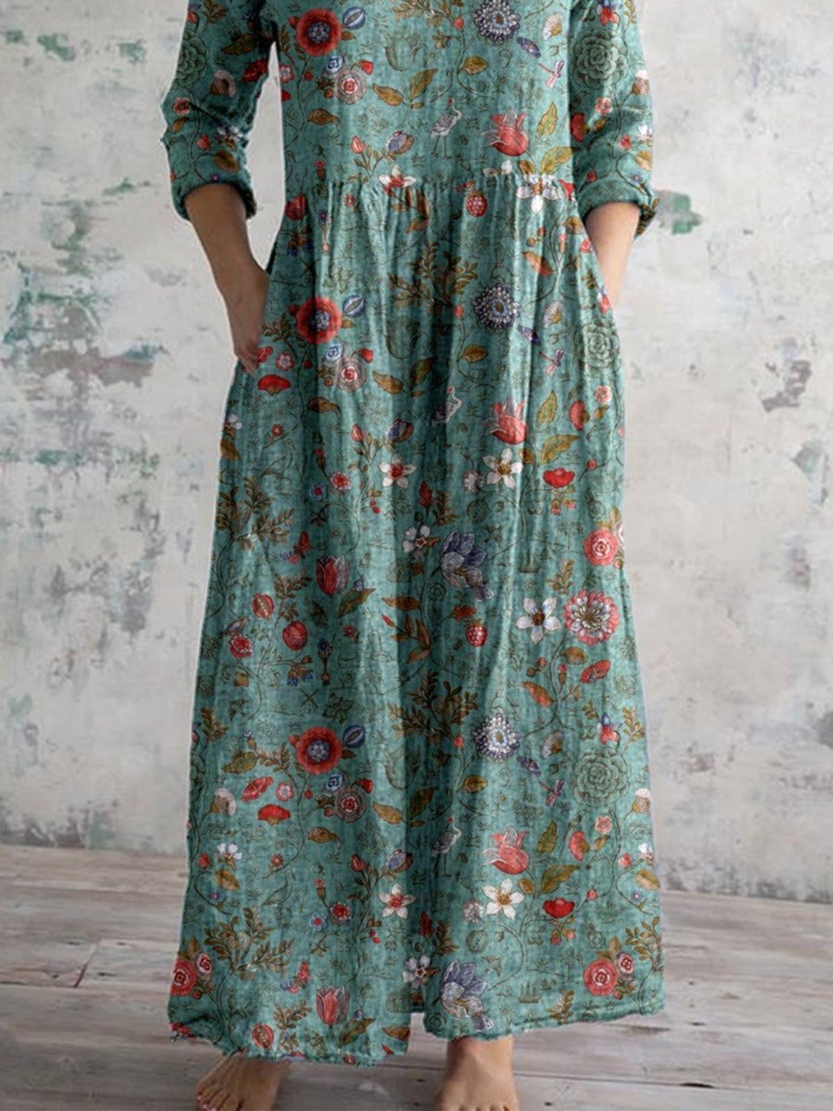 Giovanna Aesthetic Summer Dress Made of Cotton Elevated Occasion Wear