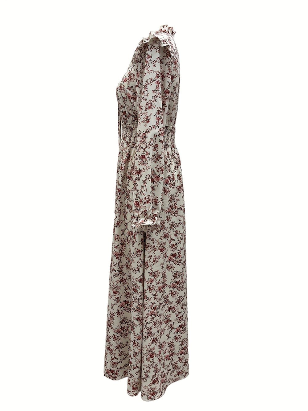 Millie Floral Long Sleeve Midi Dress