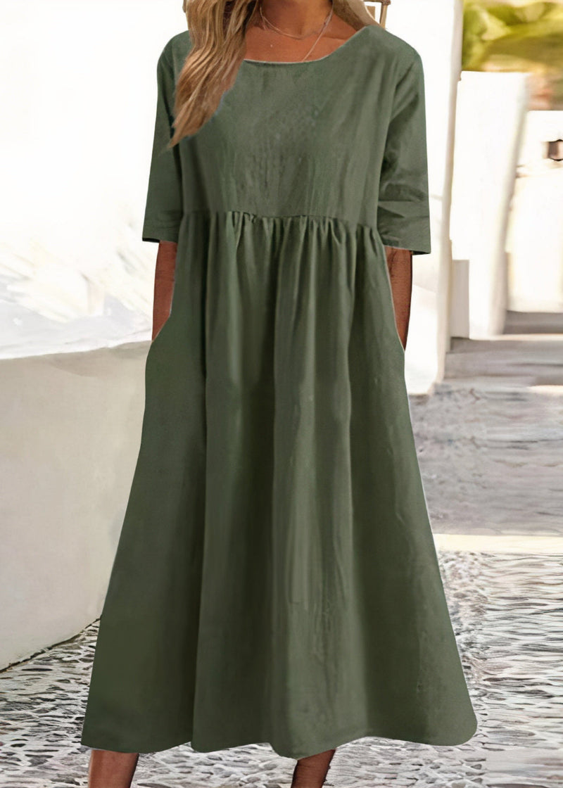Elena Timeless Chic Summer Dress for Women Evening Wear Edit