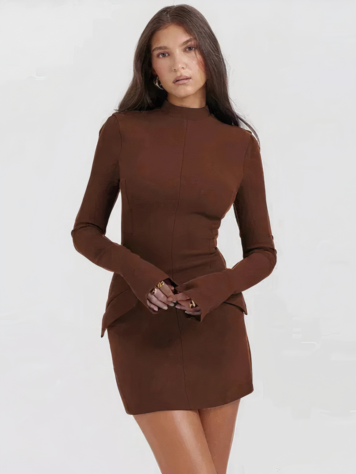 Florencia Minimalist Mini Dress Premium Wardrobe Essential