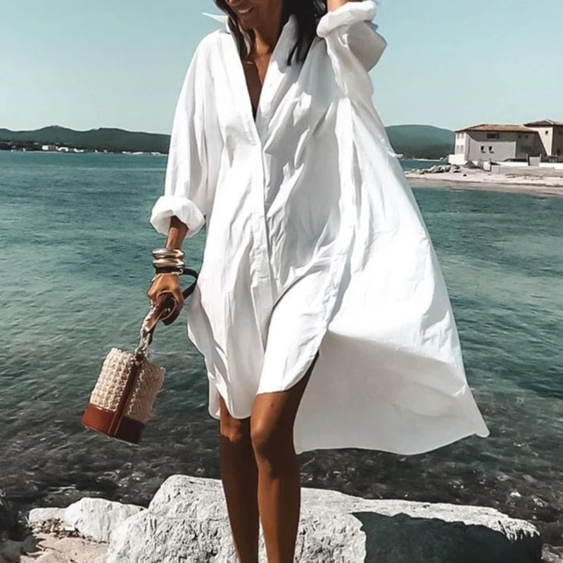 Elena Statement Casual and Effortless Summer Dress Premium Wardrobe Essential