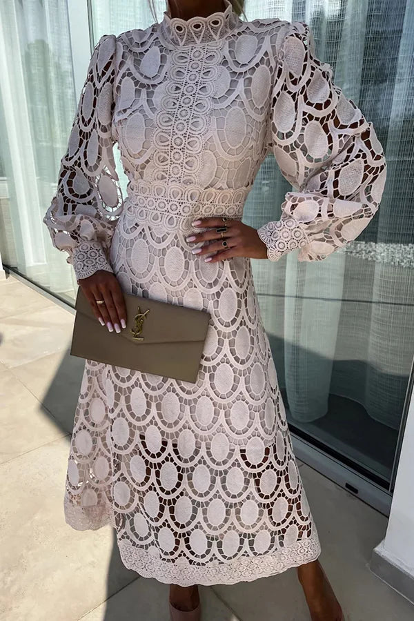 Haidee Chic Elegantes Mididress Statement Occasion Edit
