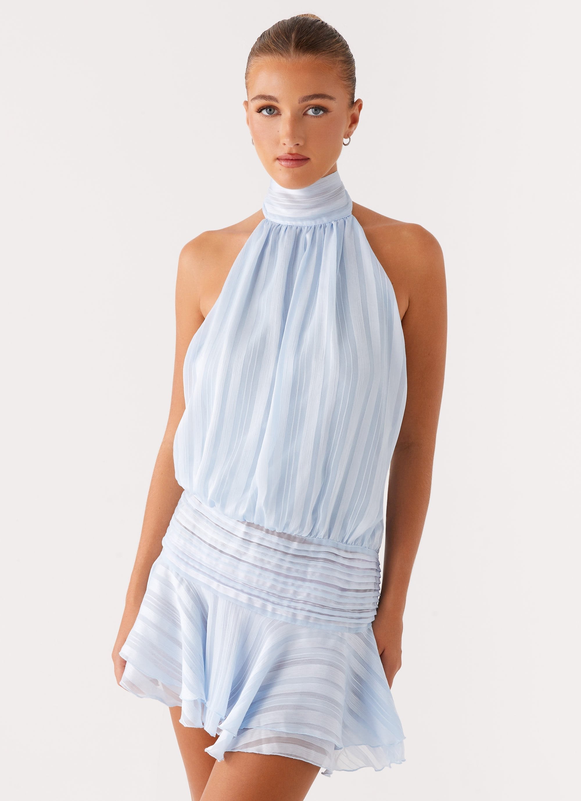 DAISY CHIFFON MINI DRESS