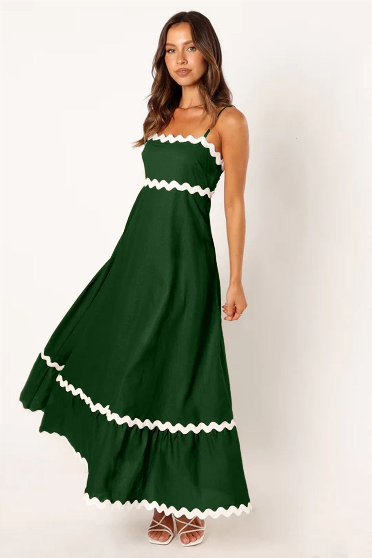 Clara Premium In Contrast, a Long Capri Dress Wardrobe Essential
