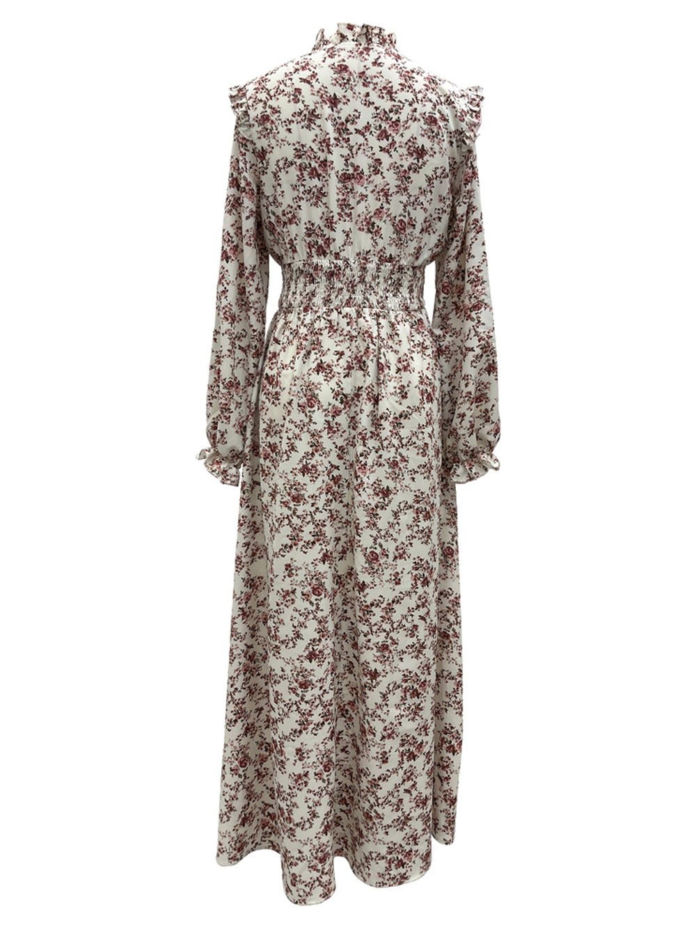 Millie Floral Long Sleeve Midi Dress