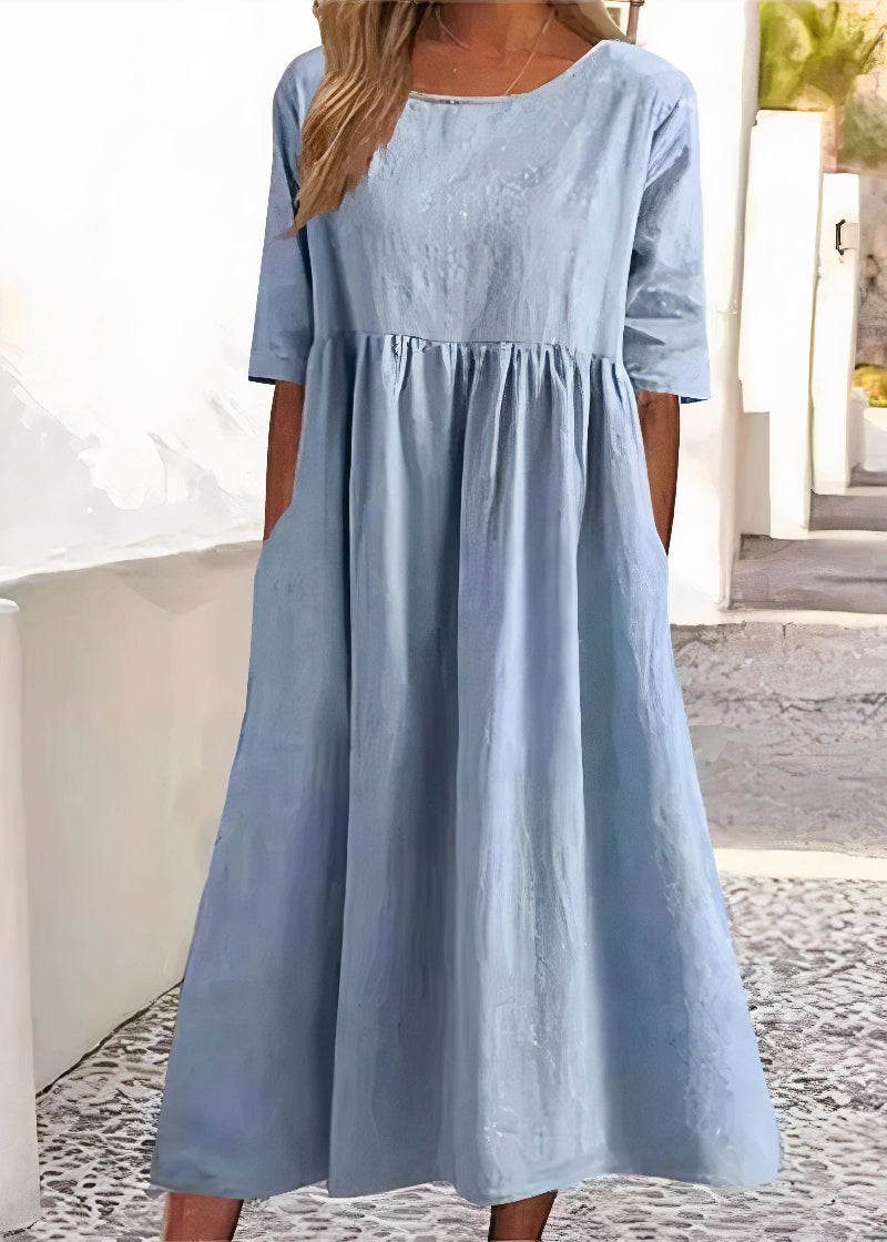 Elena Timeless Chic Summer Dress for Women Evening Wear Edit