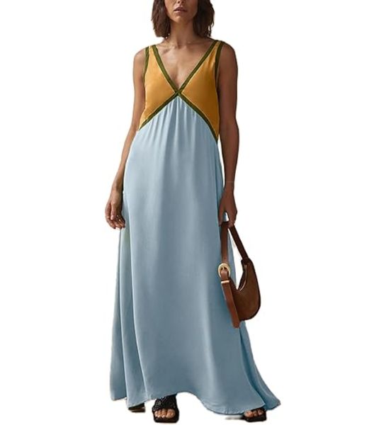 Jimena Statement V Neck Dress Occasion Edit