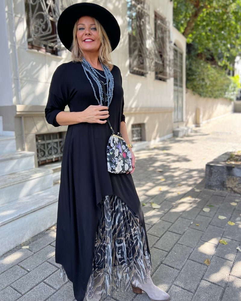 Aída Aesthetic Elegantes Tunic Dresses Chic Silhouette Collection